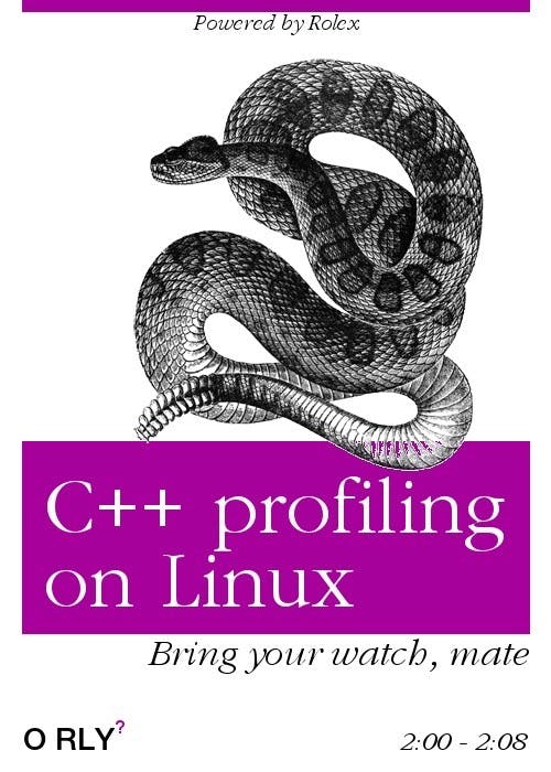 C++ profiling on Linux | Powered by Rolex | Bring your watch, mate