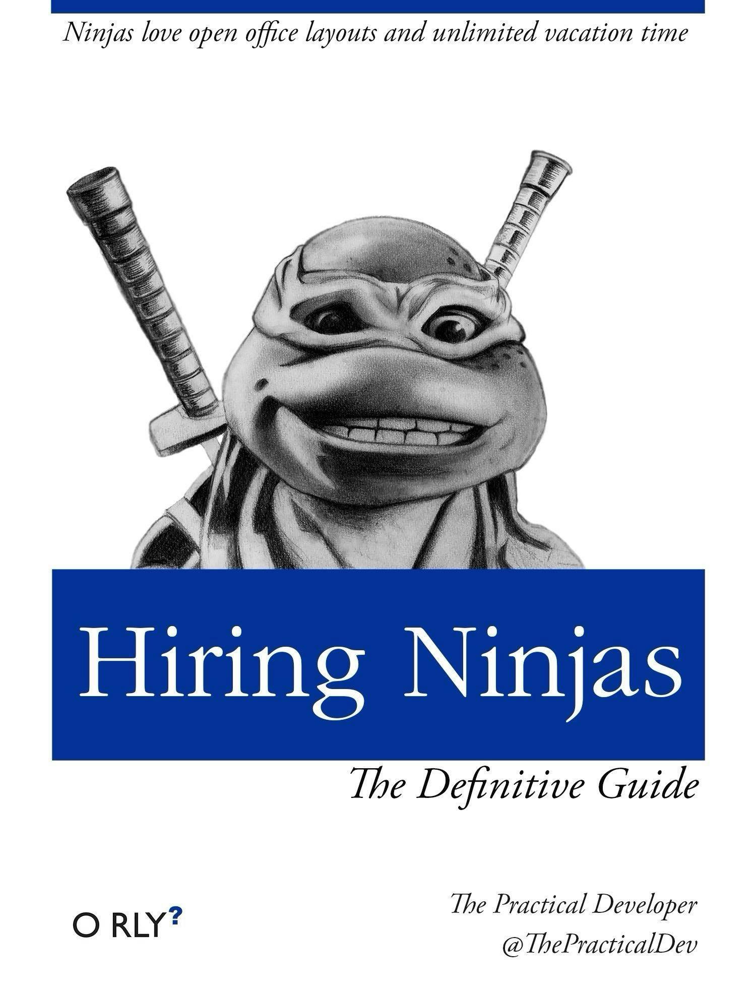 Hiring Ninjas | Ninjas love open office layouts and unlimited vacation time