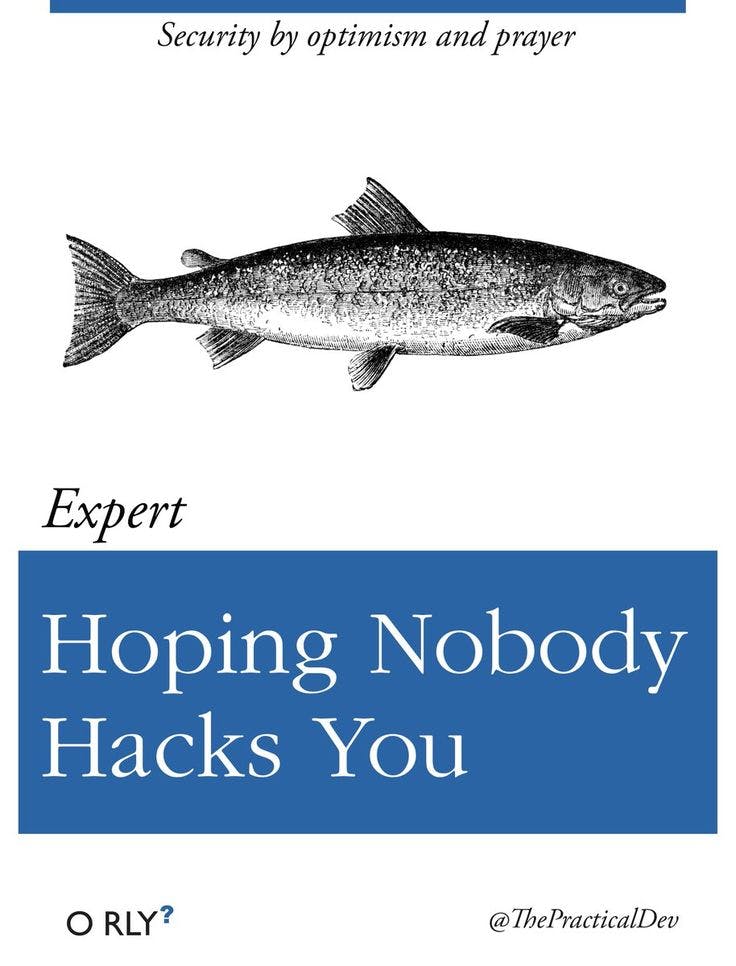 Hoping Nobody Hacks You | Security by optimism and prayer