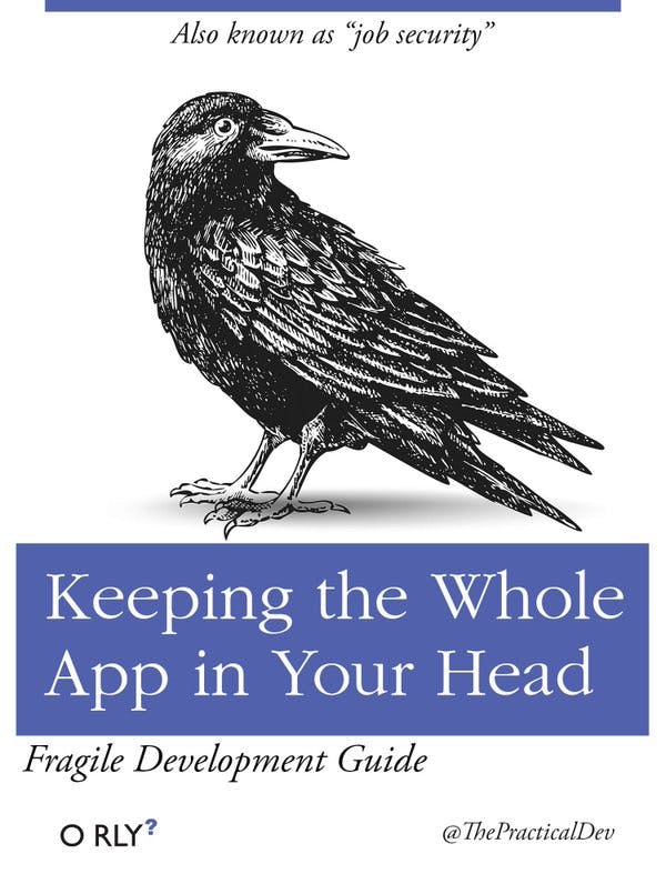 Keeping the Whole App in Your Head | Also known as "job security"